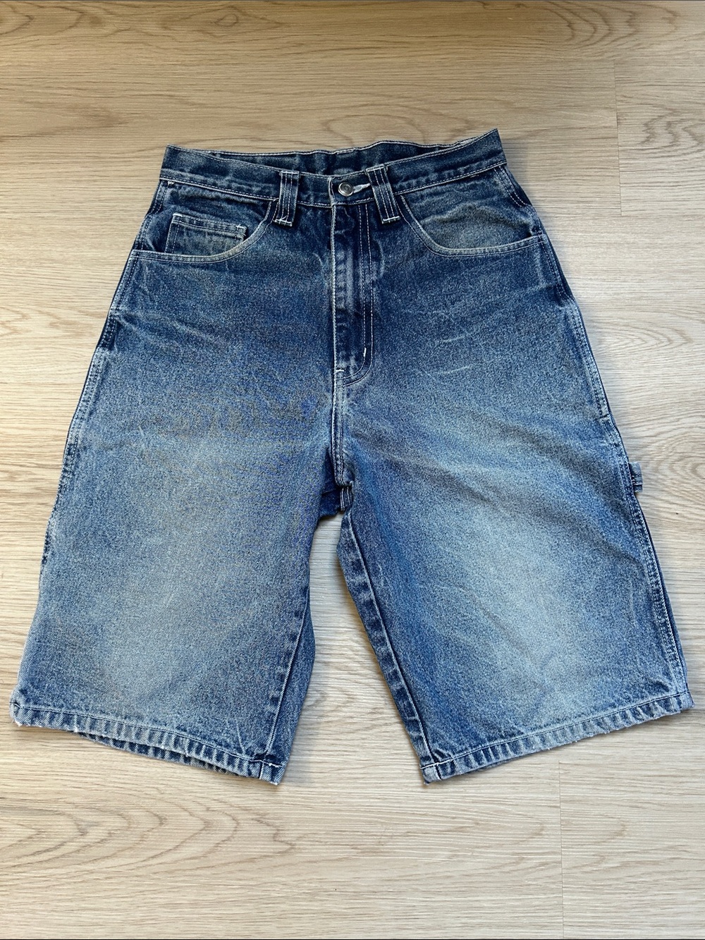 OFFER: Y2K Sean John blue Denim Carpenter Jorts jean Shorts size 30